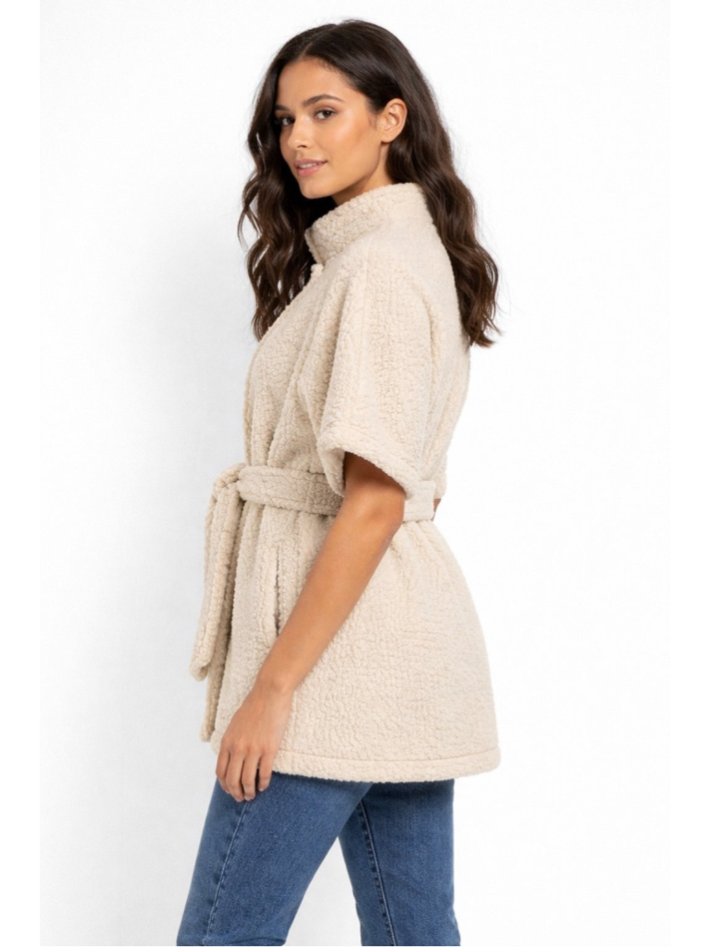 Liz Claiborne half sleeve snap front jacket - Picture 4 of 7